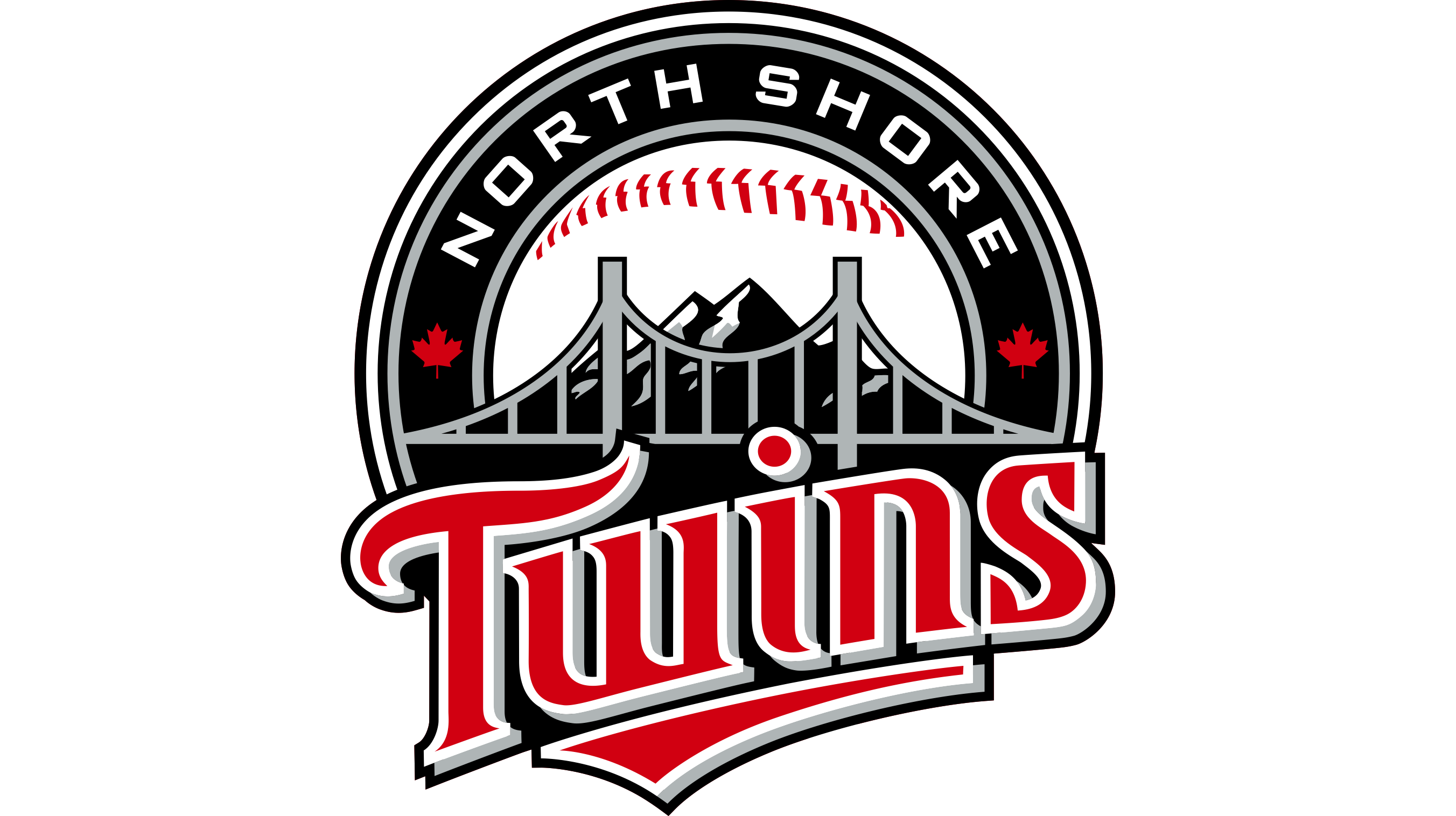 North shore twins baseball club logo